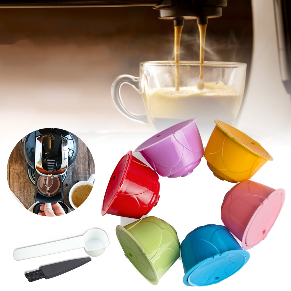 1pc Coffee Machine Reusable Capsule 